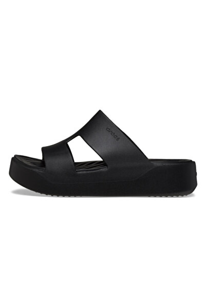 Crocs Getaway Platform H-Strap Slippers - Black
