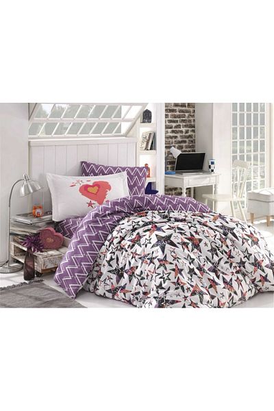 Hobby Bed linen 1 person poplin percale, Home, Carmen Lilac