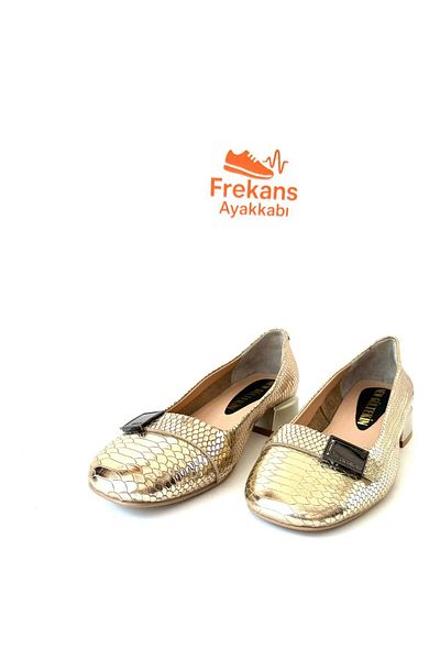 NEWGÜLTEKİN Very Stylish Ballet Flat with Genuine Leather Confort Design