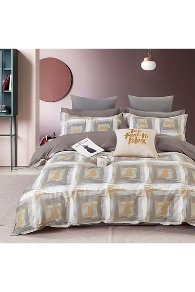 Pucioasa 100% cotton percale bed linen, 1 person, Pucioasa, PRC113