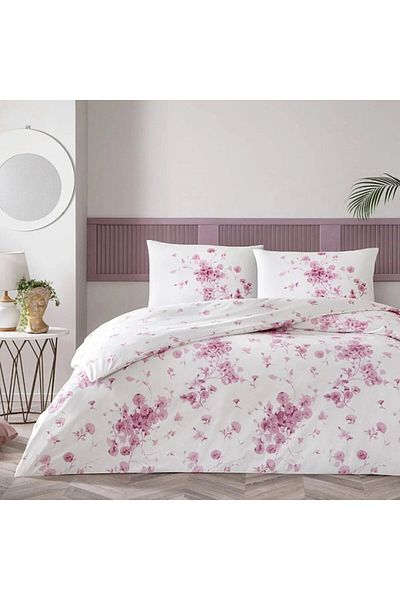 Taç Bed linen 1 person TAC 100% cotton ranforce floral design, Marian