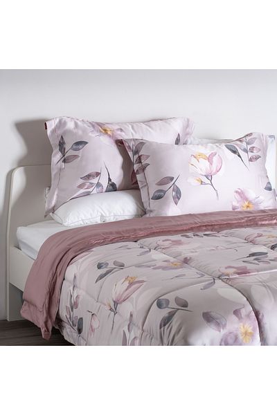 Boutique Blanche tencel 3pc king comforter set 220*240cm, pink
