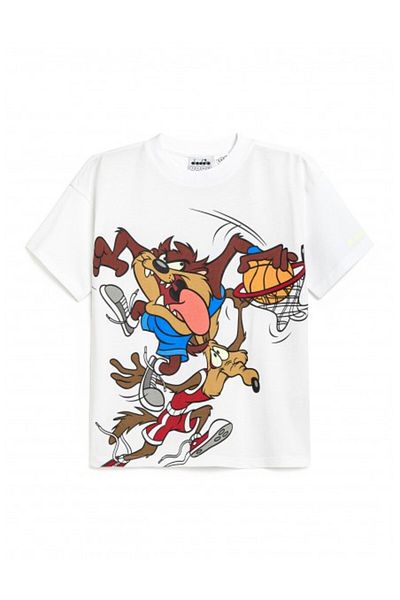 Diadora Tricou junior SS WB - Alb optic