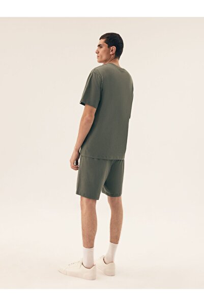 Henderson Men's pajamas, Classic and minimalist made of 100% high-quality cotton in classic patterns | Olive