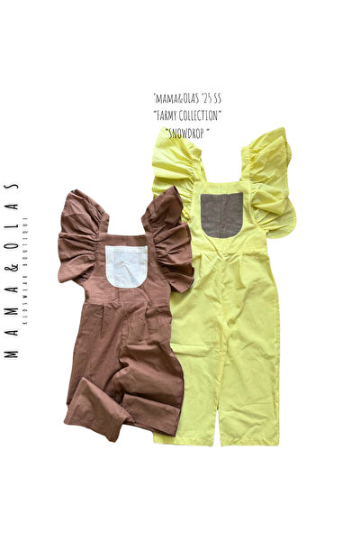 MAMAOLAS Snowdrop Girl's Jumpsuit Yellow