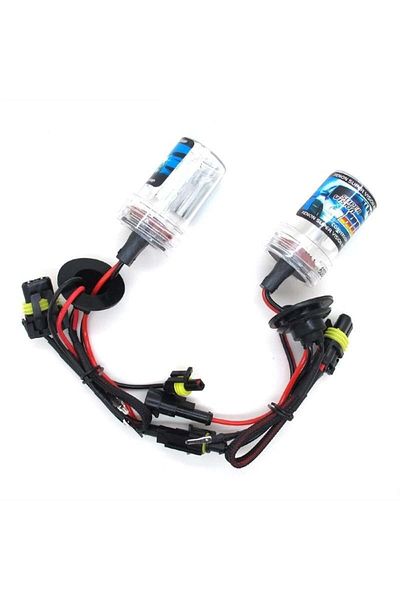 divendi-ro Set of 2 Xenon H7 HID car bulbs, 6000K, 55W, 12V, slim ballast, short, long, fog, cool white