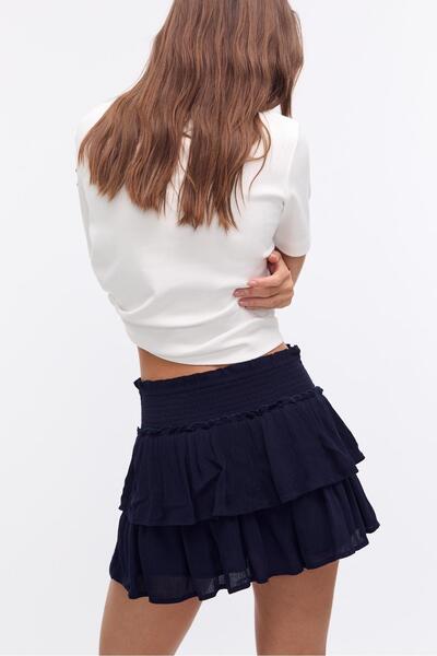 Stradivarius Dökümlü pantolon etek