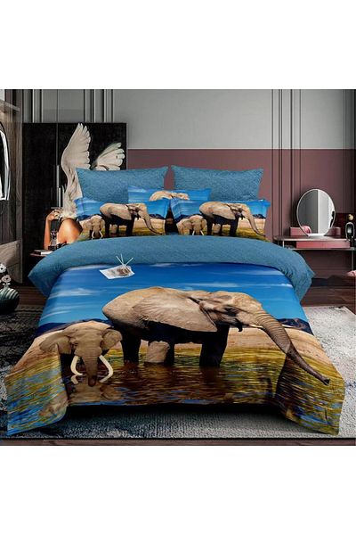 Pucioasa 3D finet underwear 1 person, 3 pieces, Elephants