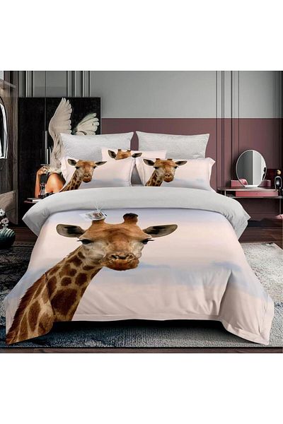 Pucioasa 3D finet underwear 1 person, 3 pieces, Giraffe