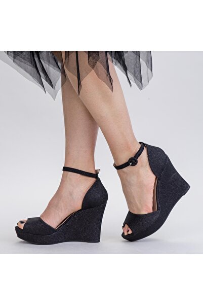 mei Sandale Dama cu Platforma XDT271A Black |