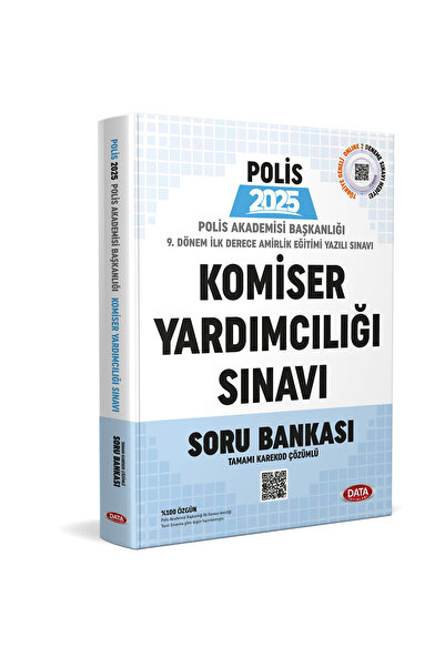 Data Yayınları 2025 Polis-Komiser Yardımcılığı Sınavı Soru Bankası