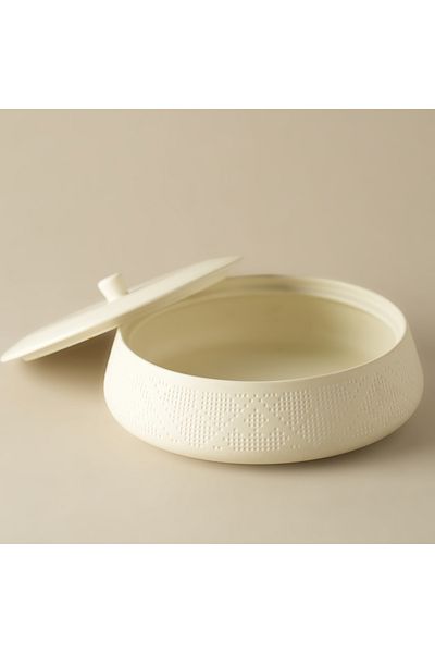 Dallaty Porcelain Date Bowl Naseej Collection, Offwhite