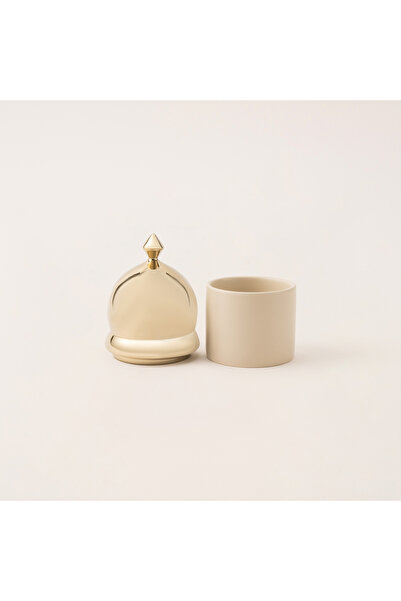 Dallaty Qourb beige porcelain sugar bowl