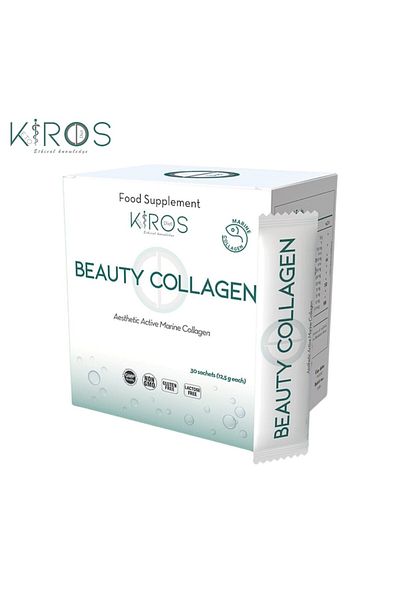 Kiros Diet KIROS BEAUTY COLLAGEN, Premium Anti-Aging Supplement with Marine Collagen, Hyaluronic Acid, and Natu