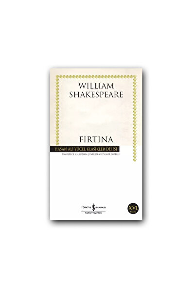 TÜRKİYE İŞ BANKASI KÜLTÜR YAYINLARI Fırtına (Karton Kapak) - Shakespeare, Ede...