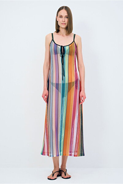 adL Dantel Beachwear Elbise