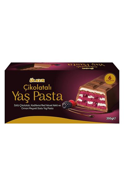 Ülker Age Cake Chocolate Forest Fruit Sauce 395 Gr X 6 Pieces