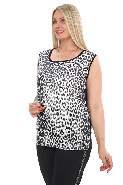 Javelin Collection ÖNÜ ŞEFFAF PAYETLİ BLUZ