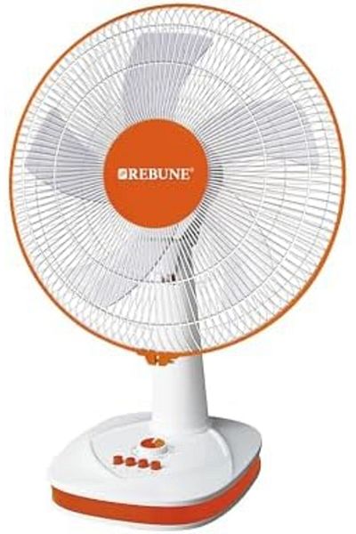 rebune RTF-16-005 مروحة كهربائية 16 بوصة 3 سرعات - 45 واط - أبيض