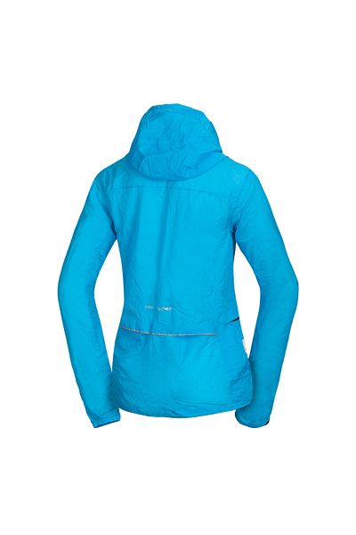NORTHFINDER Jachetă multisport impermeabilă pentru femei, pliabilă, 2L, NORTHKIT albastră, 2XS