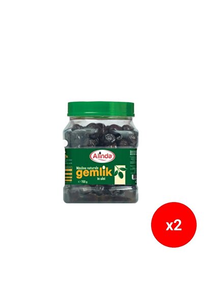 ALİNDA Măsline unse cu ulei Gemlik - 700g x2