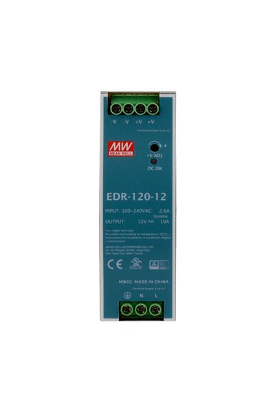 Meanwell Sursă de alimentare în comutație, 12V / 10A, șină DIN - MEAN WELL EDR-120-12