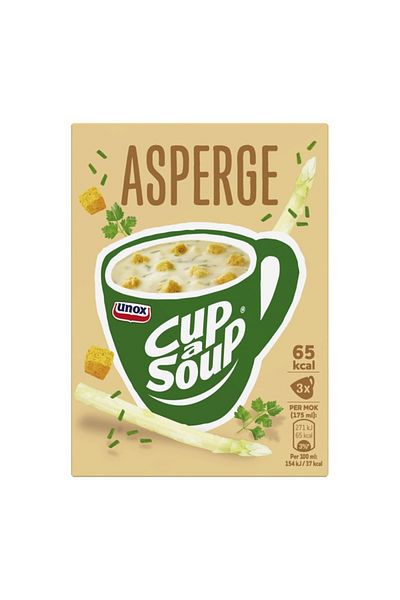 Unox Cup-a-soup Instant asparagus soup 3 x 15 g