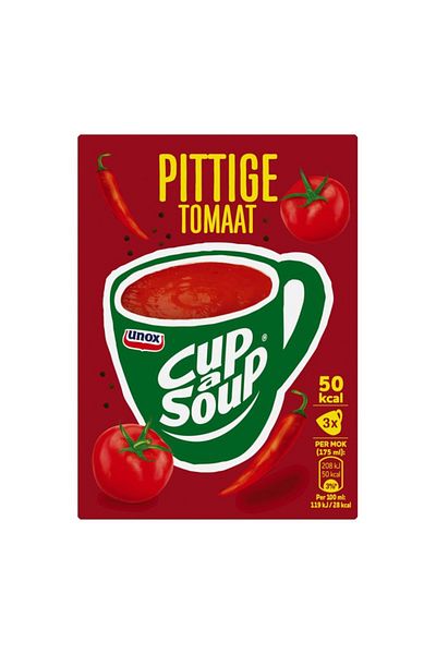Unox Cup-a-soup Instant Spicy Tomato Soup 3 x 16 g
