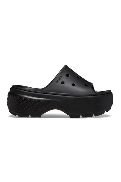 Crocs Stomp Slide Slippers Black - Black 39-40 Eu - W9 Us