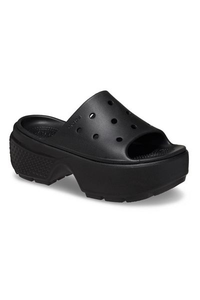 Crocs Stomp Slide Slippers Black - Black 39-40 Eu - W9 Us
