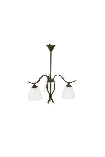 ERS TE Flaire Chandelier Black Yellow 3xE27 40W