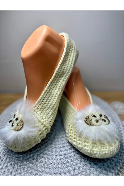 SBD EL ÖRGÜSÜ KEÇE TABANLI PATİK