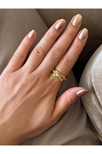 MODA Taşlı Tasarım Ayarlanabilir Yüzük