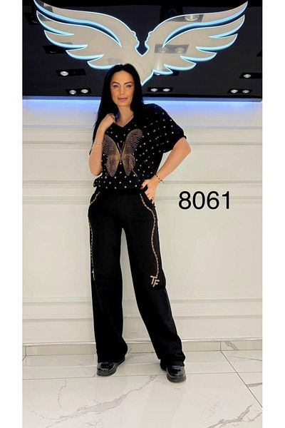 RAPAPA Women's New Season Style Tracksuit Set Bottom Top Set 8061-Si̇