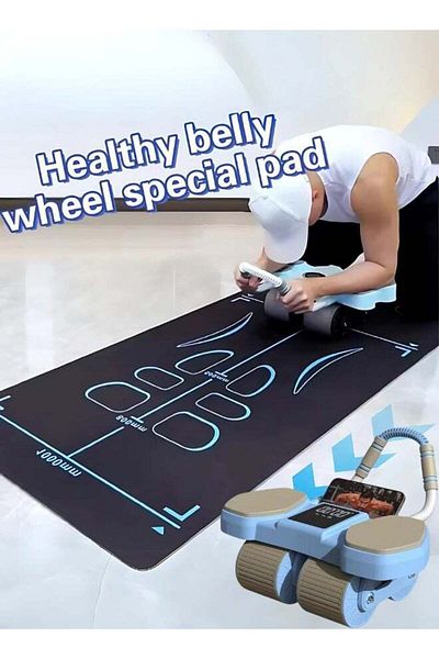 Unspecified Four-Wheel Elbow Support Roller with Digital Timer and Phone Holder