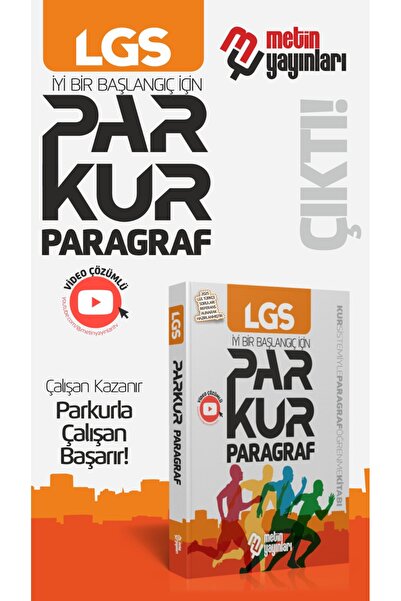Metin Yayınları Lgs Parkur Paragraf Öğrenme Kitabı
