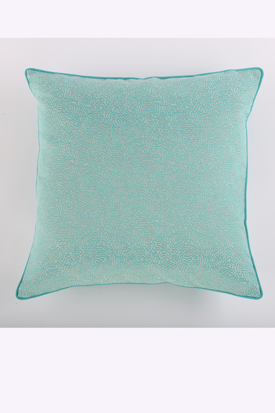 QUBA DECO Blue Outdoor Outdoor Throw Pillow Cover 50X50 cm - Water Repellent,...