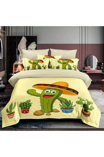 Pucioasa 3D finet underwear 1 person, 3 pieces, Cactus