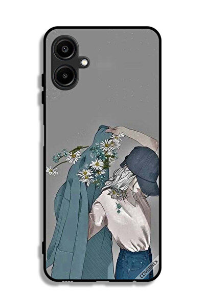 Covernex غطاء حماية لهاتف سامسونج جالاكسي M06 5G، رسم فتاة ترتدي معطفًا