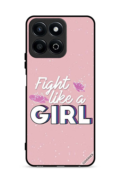 Covernex غطاء حماية لهاتف Honor Play 60 Plus 5G بتصميم Fight Like A Girl