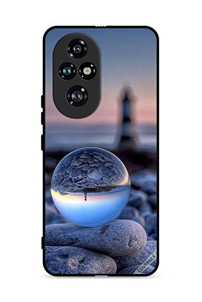 Covernex غطاء حماية لهاتف Honor 200 Pro 5G، تصوير رائع للطبيعة في زجاج دائري