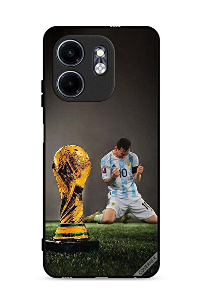 Covernex غطاء حماية لهاتف Infinix Smart 9 4G بتصميم ليو ميسي وكأس الفيفا