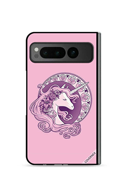 Covernex غطاء حماية لهاتف جوجل بيكسل فولد 5G برسومات يونيكورن