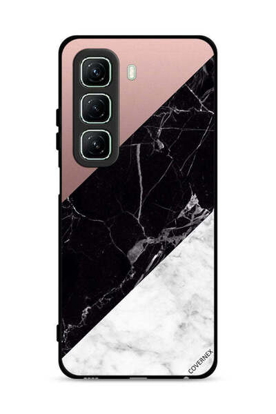 Covernex غطاء حماية لهاتف Infinix Hot 50 5G بنمط مزيج من الرخام واللون العادي