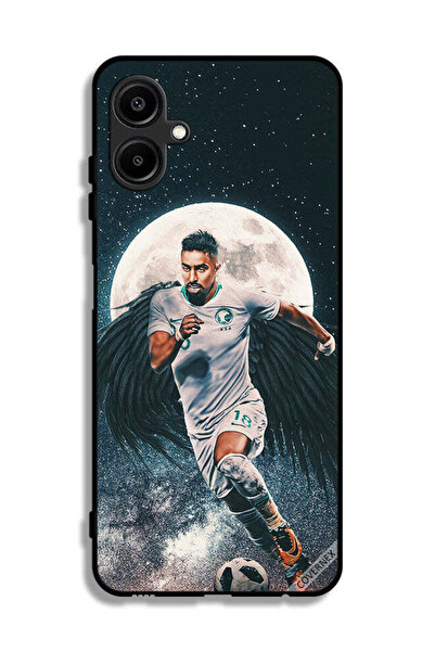 Covernex غطاء حماية لهاتف سامسونج جالاكسي F06 5G، سالم الدوسري يحمل كرة قدم