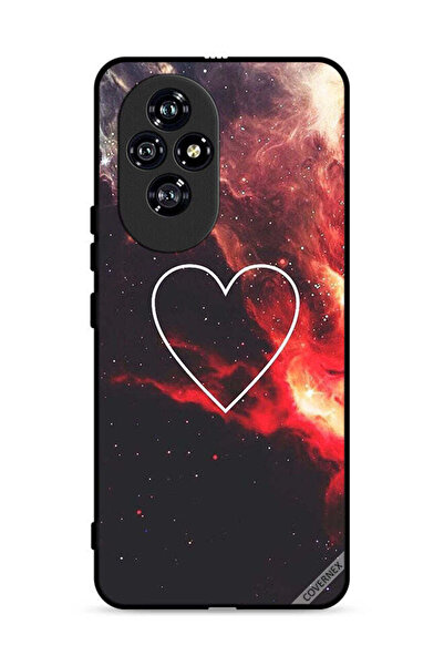 Covernex غطاء حماية لهاتف Honor 200 5G بتصميم قلب في الفضاء
