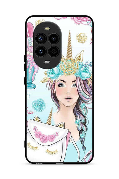 Covernex غطاء حماية لهاتف هواوي نوفا 13 برو 5G مزين برسومات رموش على الحقيبة ...