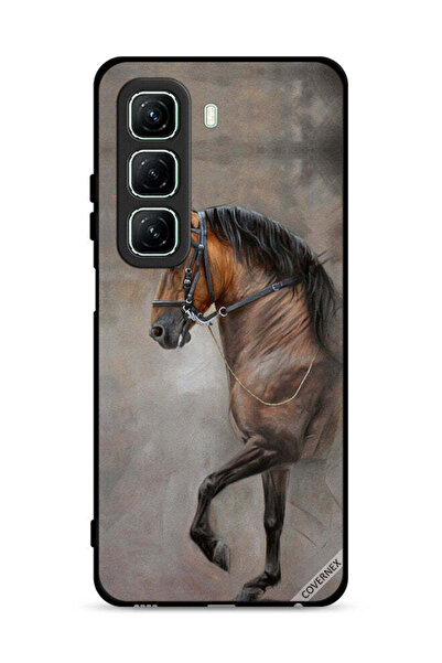Covernex غطاء حماية لهاتف Infinix Hot 50 5G، صورة حصان عتيقة