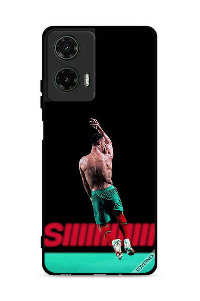 Covernex غطاء حماية لهاتف موتورولا موتو جي 35 5G رونالدو في الهواء