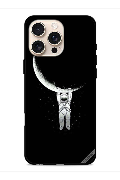 Covernex غطاء حماية لجهاز آيفون 16 برو ماكس من آبل، صورة رائد فضاء معلق على ا...